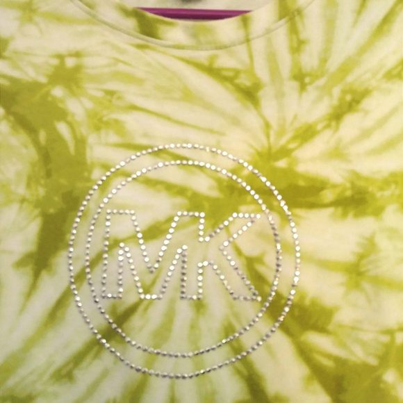 Michael Kors Tops - Michael Kors embellished Tye Dye Tee Shirt